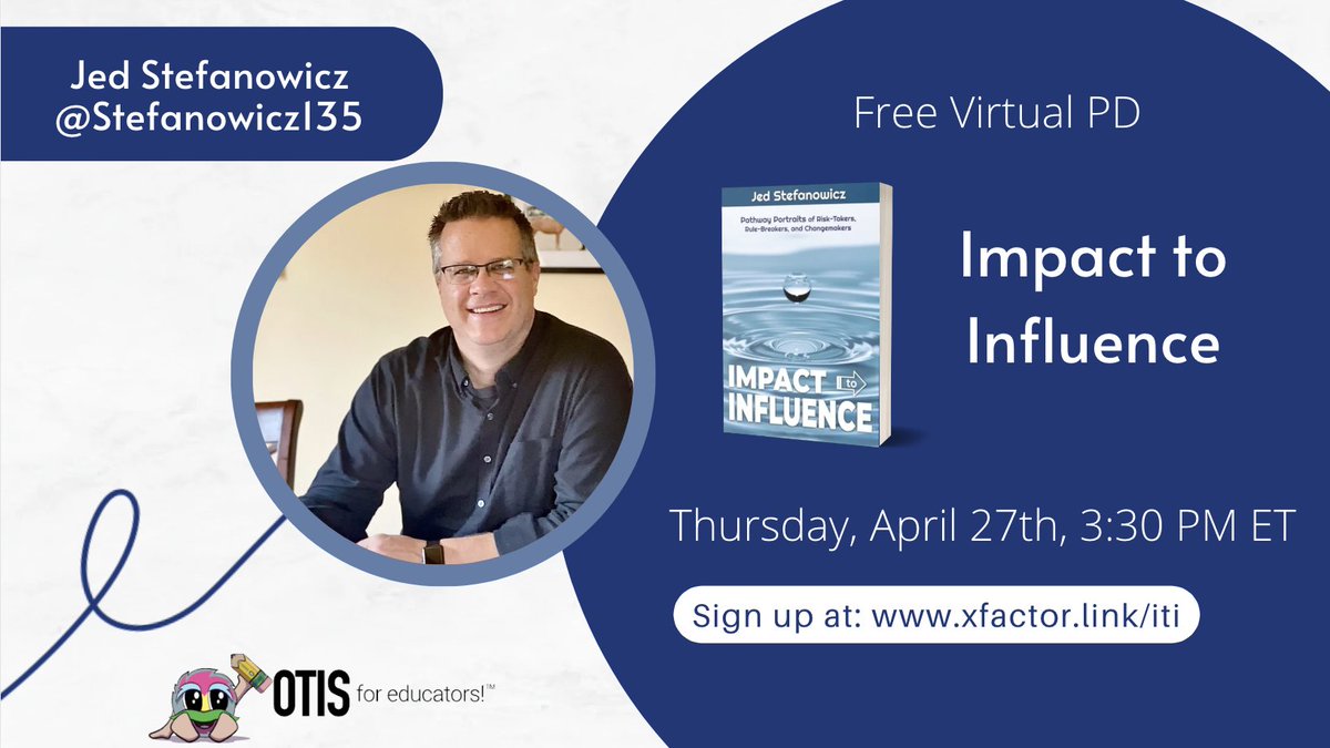 What does it take to create change that celebrates every student? Join @Stefanowicz135 Thursday at 3:30 with special guests <a href="/DrCSJones/">Christopher Jones</a> and <a href="/DrFrankRud/">Frank Rudnesky, Ed. D.</a>  to learn and get inspired. Sign up at: xfactor.link/iti

#XfactorEDU #CodeBreaker #MammothEDU
<a href="/mraspinall/">Brian Aspinall</a> <a href="/MRsalakas/">Brett Salakas</a>