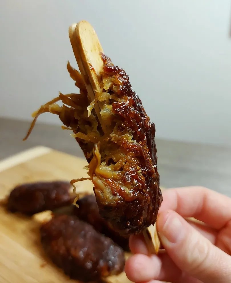schmoozequeen's tweet photo. #Vegan #Glutenfree BBQ Ribs 🚫🐷 #Porkless #CrueltyFree 
These BBQ vegan #glutenfree ribs are healthy. They are #chewy too! #KingOysterMushrooms #BBQSauce #veganfood #soyfreefriendly #nutfree #Plantbased 
https://t.co/JEAss9t4Gd https://t.co/nPI5XcQJH4