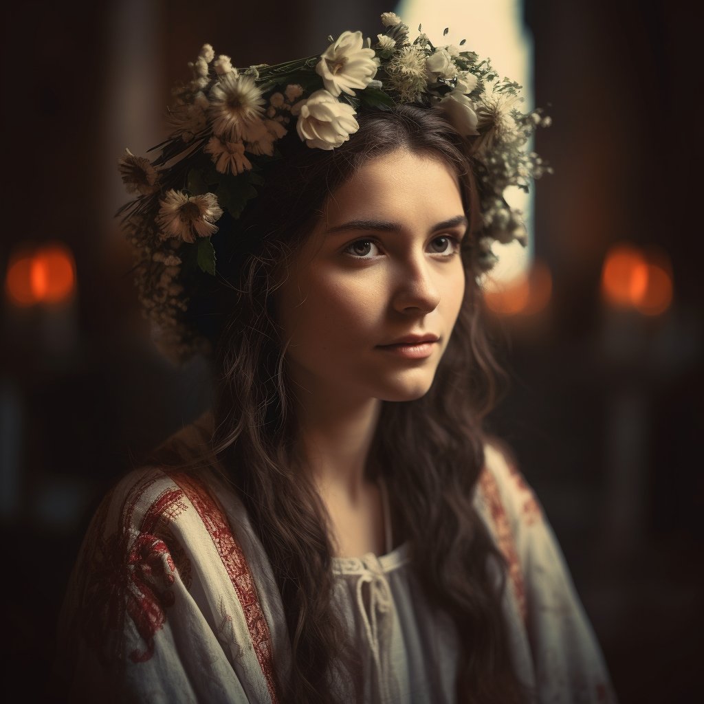 timeinprayer's tweet photo. ✨ St. Philomena: Virgin Martyr & Wonder-Worker 🌹 Amidst life's journey, her courage & purity inspire us. Trust her intercession for healing & strength. Embrace her unwavering faith. #StPhilomena #CatholicFaith #AIArtwork #midjourney #WonderWorker 🕊️💖 https://t.co/y1Uyoiwhxc