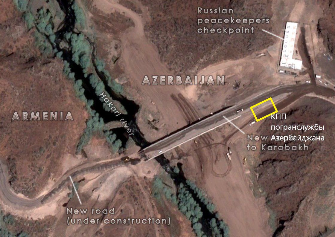 adnanhuseyn's tweet photo. State Border Service of 🇦🇿 established a border checkpoint on 🇦🇿i territory at the entrance of #Lachin-#Shusha-#Khankendi road. Checkpoint will facilitate passport, security, and customs control for all individuals and transportation means crossing between #Azerbaijan &amp; #Armenia. https://t.co/VV8tw7xYB7
