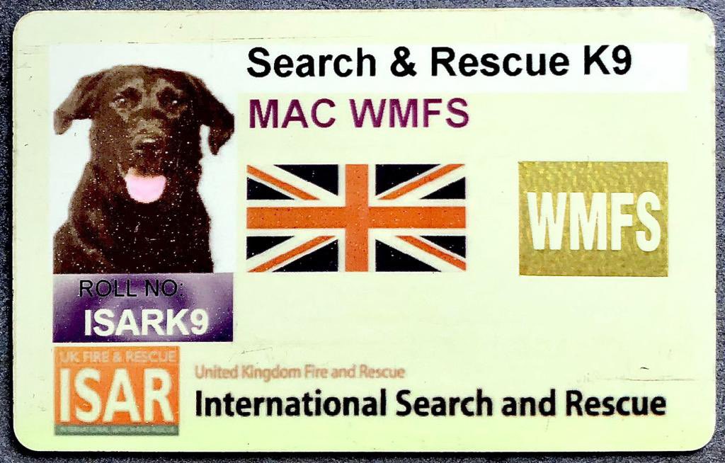 _RobNorman's tweet photo. 🌈 🐾 Heartbreaking news this week that former @WMFSTechRescue and @UK_ISAR_TEAM search dog Mac, has crossed over the rainbow bridge. 
The thoughts of both teams @WestMidsFire are with Pete and the family at this time. 🐾🌈 https://t.co/vZHRMJLpzU