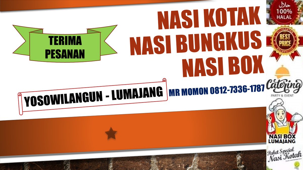 SingaManis's tweet photo. Hp 0812-7336-1787 Catering Nasi Bungkus - Event Wedding Resepsi Pernikahan di Yosowilangun Lumajang  https://t.co/7y8SQye2zi
#kateringlumajang, #cateringlumajang, #yosowilangun, #lumajang, #semeru, #ricebox, #segokotak, #nasibox, #mealbox, #kulinerlumajang, #cateringnasibungkus, https://t.co/zd6Ge8nmhe