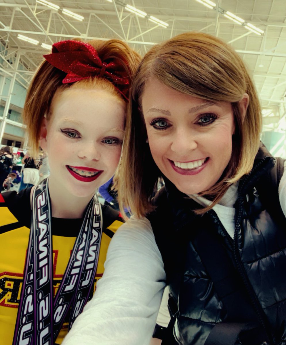 Ashley_Hammond9's tweet photo. Halle and her 2 Cheer U teams brought home the hardware! TWO US Finals Champs in Louisville! #CheerU #ChampsX2 #USFinalsLouisville #Unstoppable #ProudMom https://t.co/RydtQwbUui