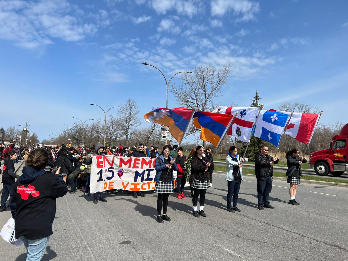 Armenian students in Canada commemorate the 108th anniversary of the Armenian Genocide. #armenian #armenia #yerevan #hayastan #հայաստան #Armenians #Armeniangenocide #NeverAgain #Genocide #Արցախ #Artsakh