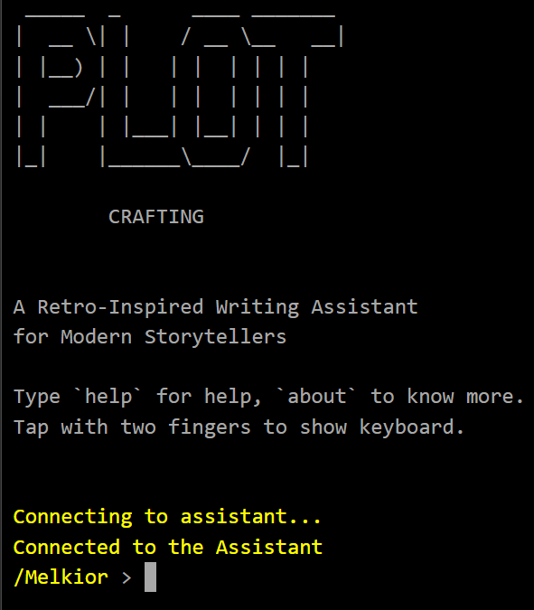 kstevica's tweet photo. I just created https://t.co/JL3hmneOWE, a #generative #ai retro-inspired writing assistant
for modern storytellers. UI is like Unix terminal. Current assistant is fine tuned for horror stories in a really scary way! Have fun with #plotcrafting! https://t.co/F1bX910Tzu