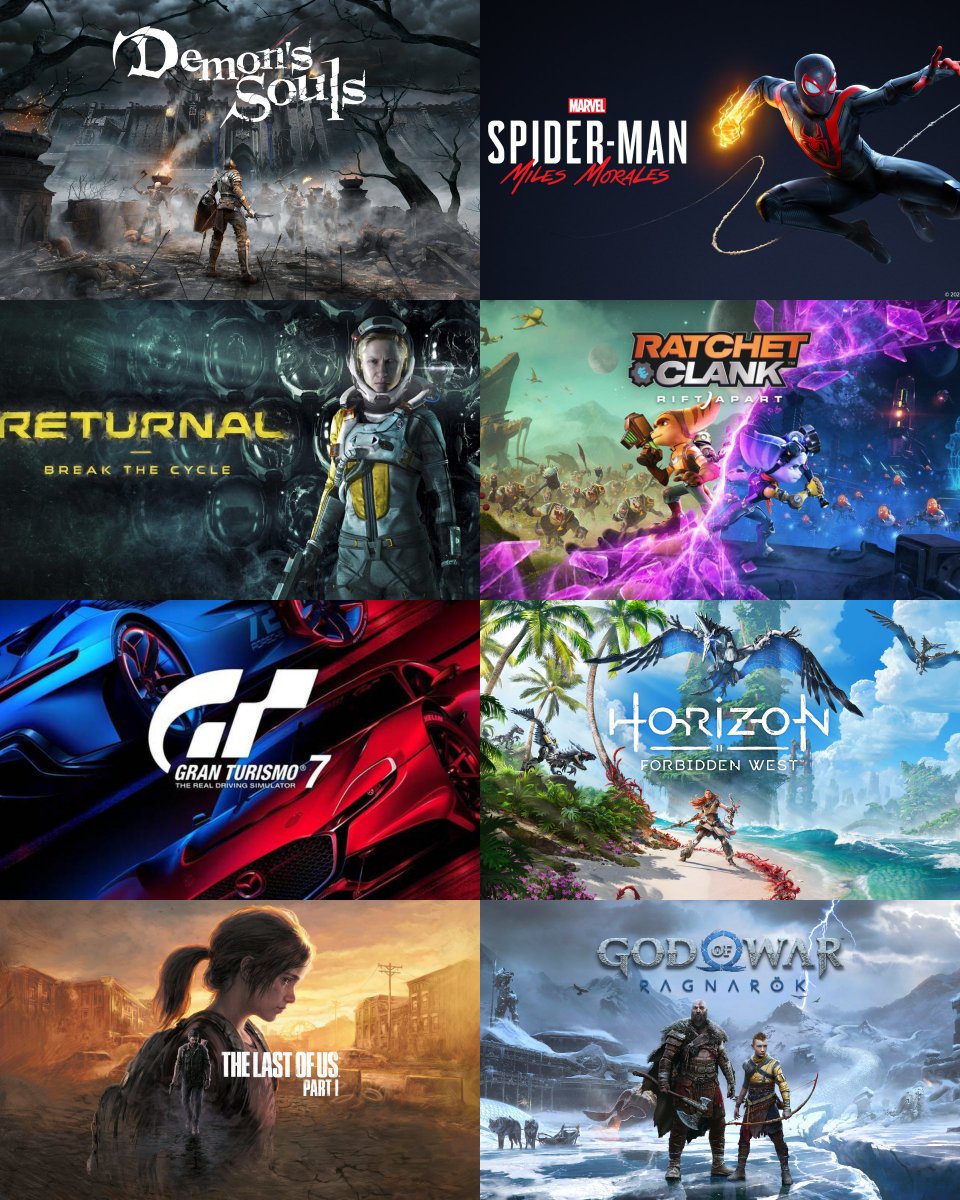 LeMondeDePSX's tweet photo. Le travail des studios Playstation en seulement deux ans et demi ! https://t.co/taEk01Z8Wd