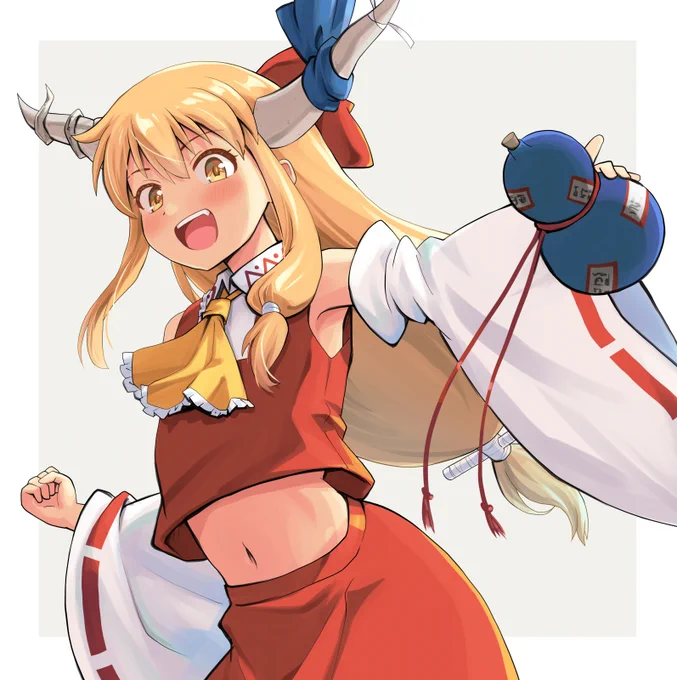 久しぶりの巫女萃香 