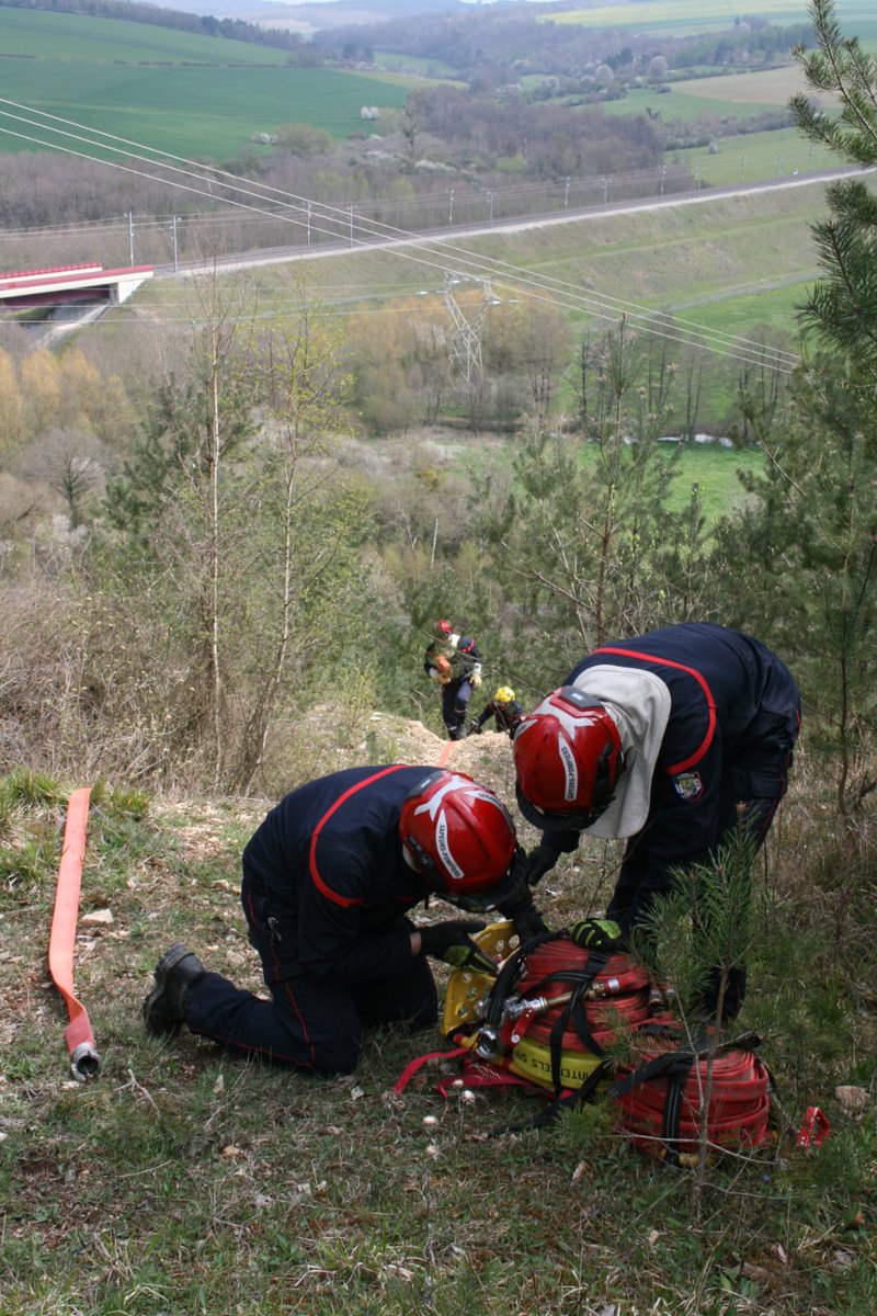 Pompiers 55 tweet media