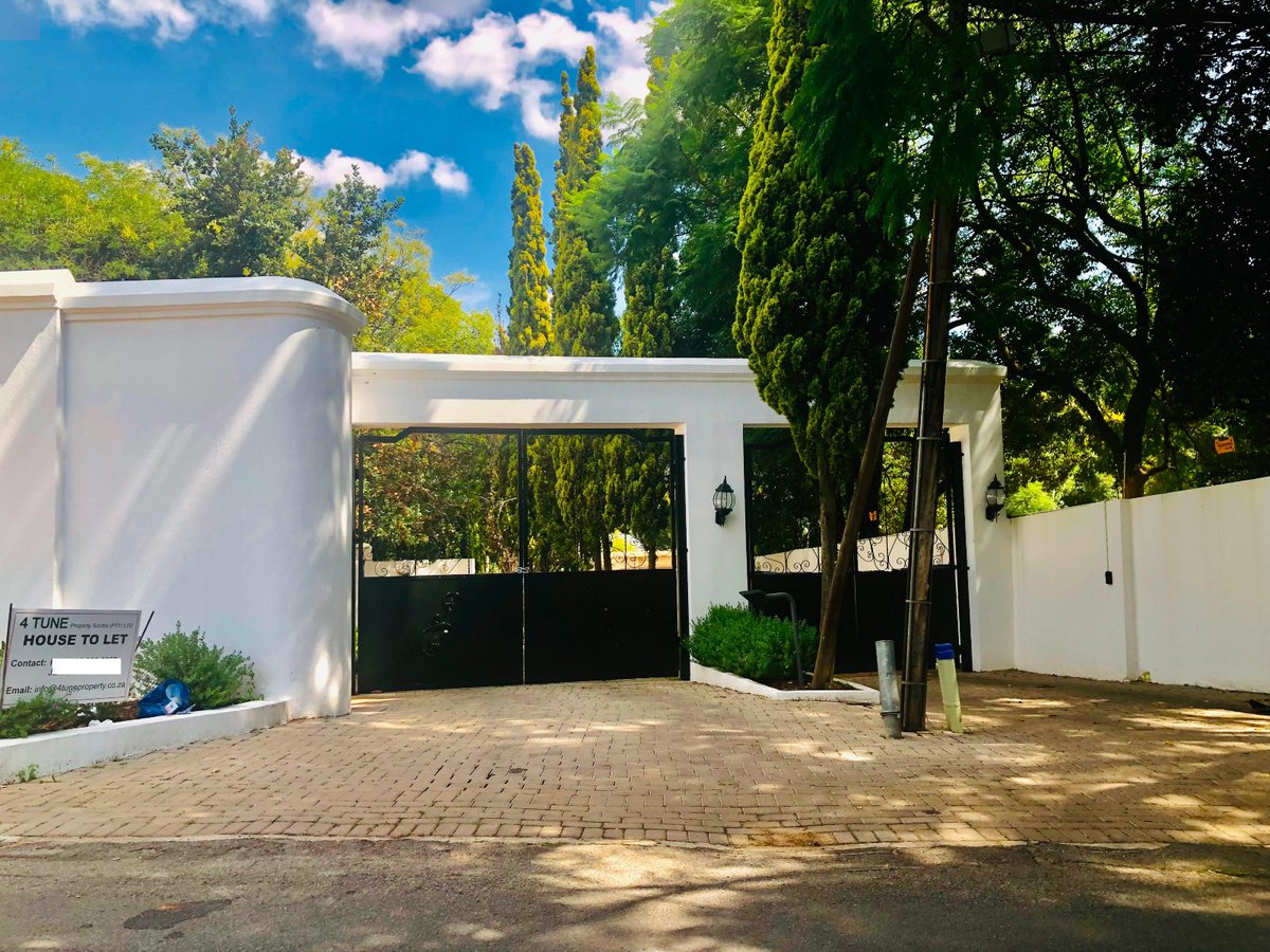 AdvoBarryRoux's tweet photo. You can now live in Dr Nandipha Magudumana and Thabo Bester’s Hyde Park mansion for R70 000 per month as it’s available on rent. https://t.co/zBGys8VVts