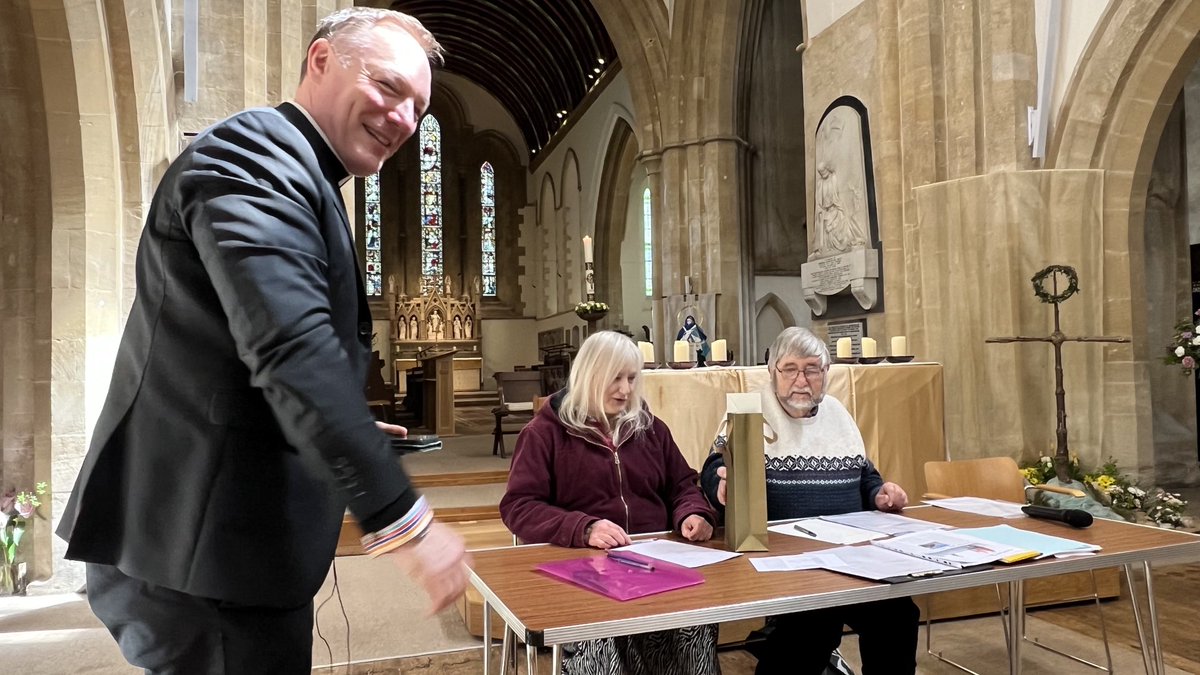 Huge thanks to the Meyrick’s for their years of service to St Mary’s DCC