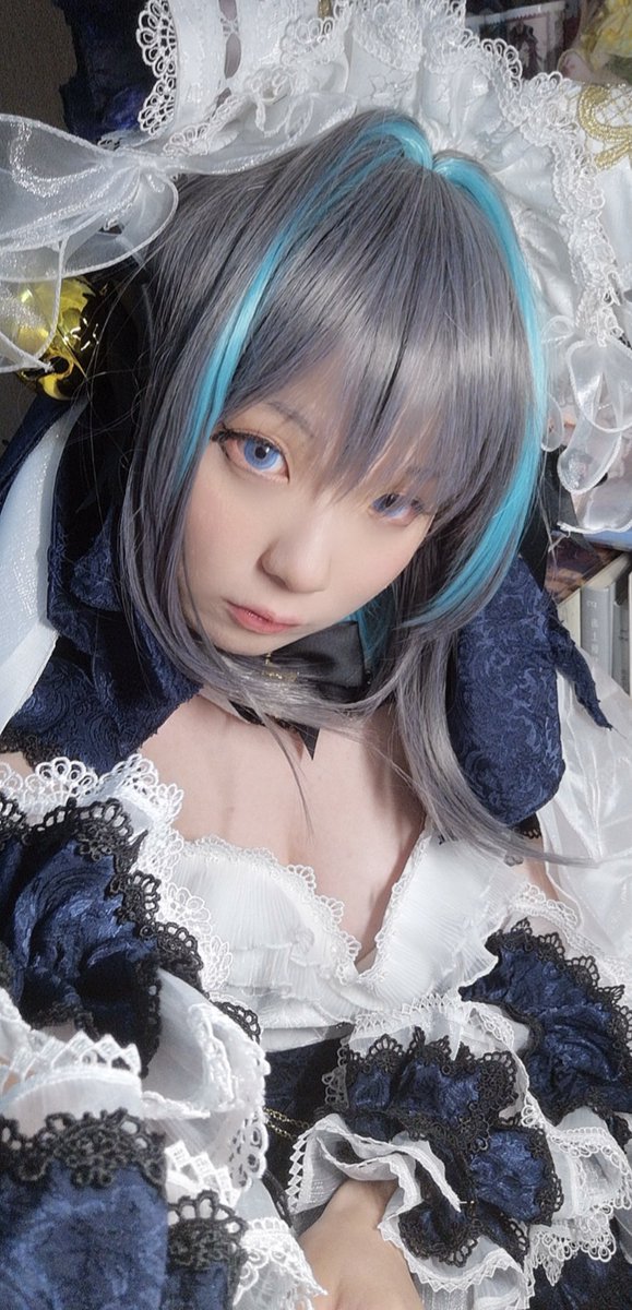 ineri_'s tweet photo. 发发小柴郡cos
（虽然不太像）

#アズールレーン
＃碧蓝航线
#AzurLane #柴郡 
#cosplay https://t.co/p9sboQwkNg