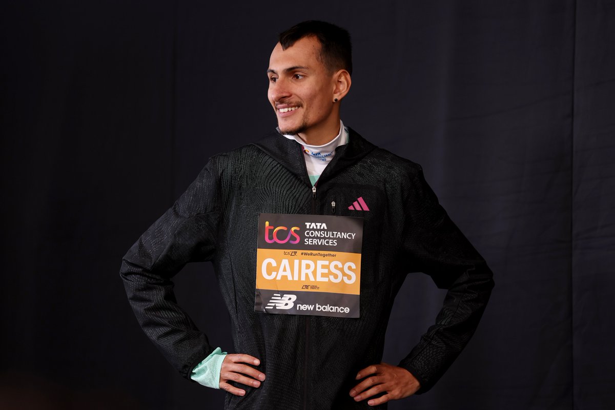 BritAthletics's tweet photo. WHAT A RUN! 🤩

@EmileCairess comes a stellar sixth in the men's race with a speedy time of 02:08:07 ⏱️

#LondonMarathon https://t.co/R0rROEoGpx