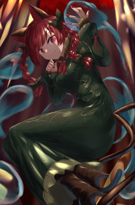 らくがきおりん #東方 #火焔猫燐  