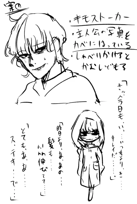 「論外♡男子～皆違って、皆悪い～」というフリーゲームを作ろうと思って最悪な男達を練ってた まだ仮 