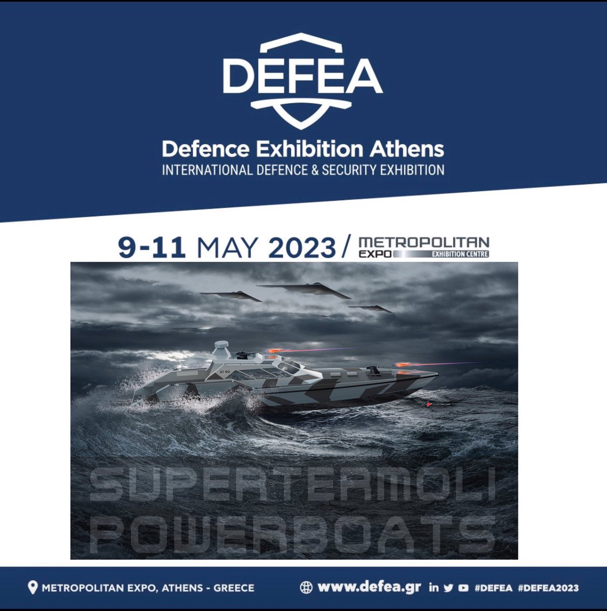 supertermoli's tweet image. Come and meet us at #DEFEA 9-11 MAY 2023