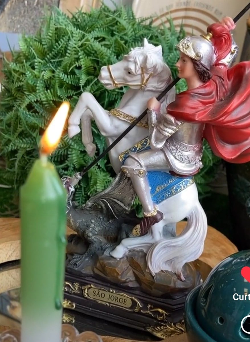 Salve São Jorge,
Que nos proteja,abre nossos caminhos e nos fortalece...