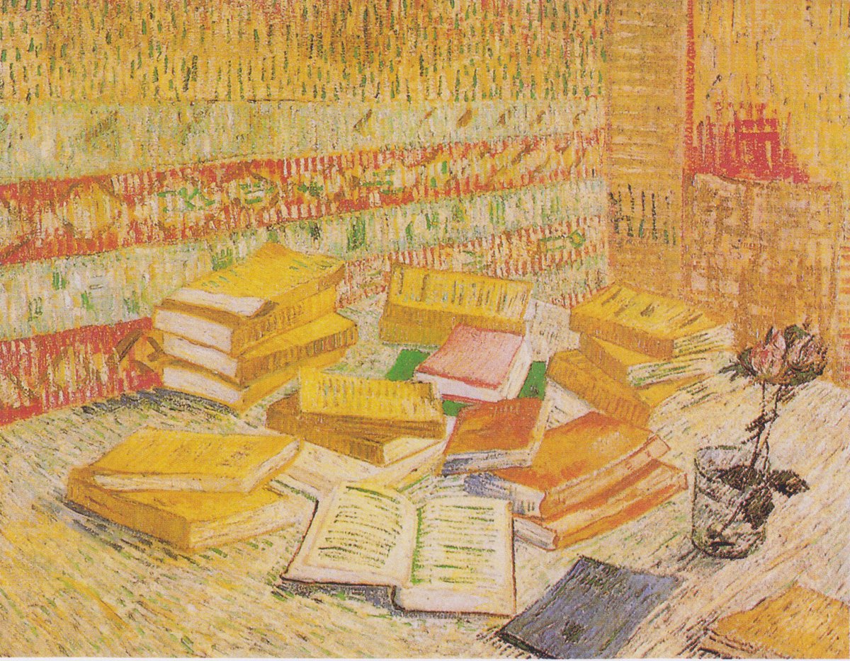 laurarguezdiaz's tweet photo. Van Gogh y los libros (amarillos) https://t.co/32eyWf1xVk