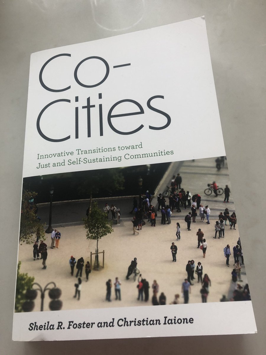 rozinbxl's tweet photo. Pleased to receive this! I am reading ‘Co-Cities - Innovative Transitions toward Just and Self-Sustaining Communities’ by the ever inspiring @SheilaRFoster and Christian Iaione. What are you reading on this #WorldBookDay2023 #worldbookday #cocities https://t.co/QjKqwHn28e