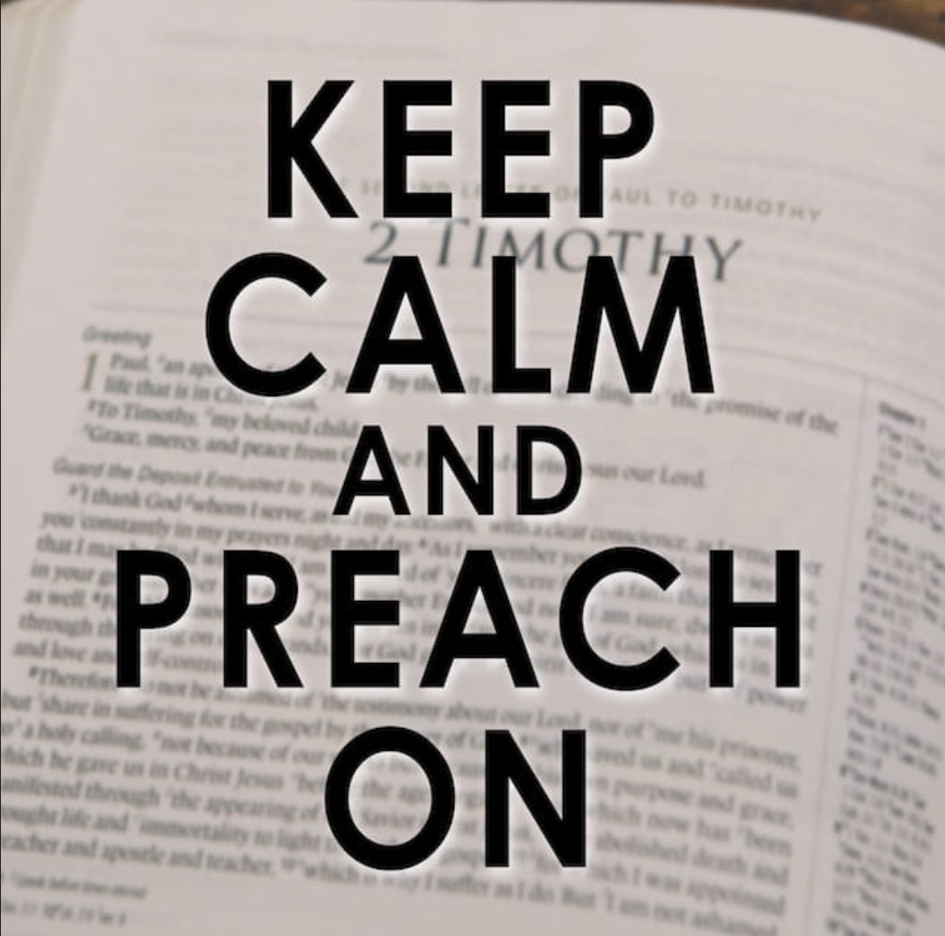 WBCJax's tweet photo. We are back in 2 Timothy today! Bro. Keith will continue his Keep Calm and Preach on series with “The Charge to the Preacher” https://t.co/aCK9wquciX