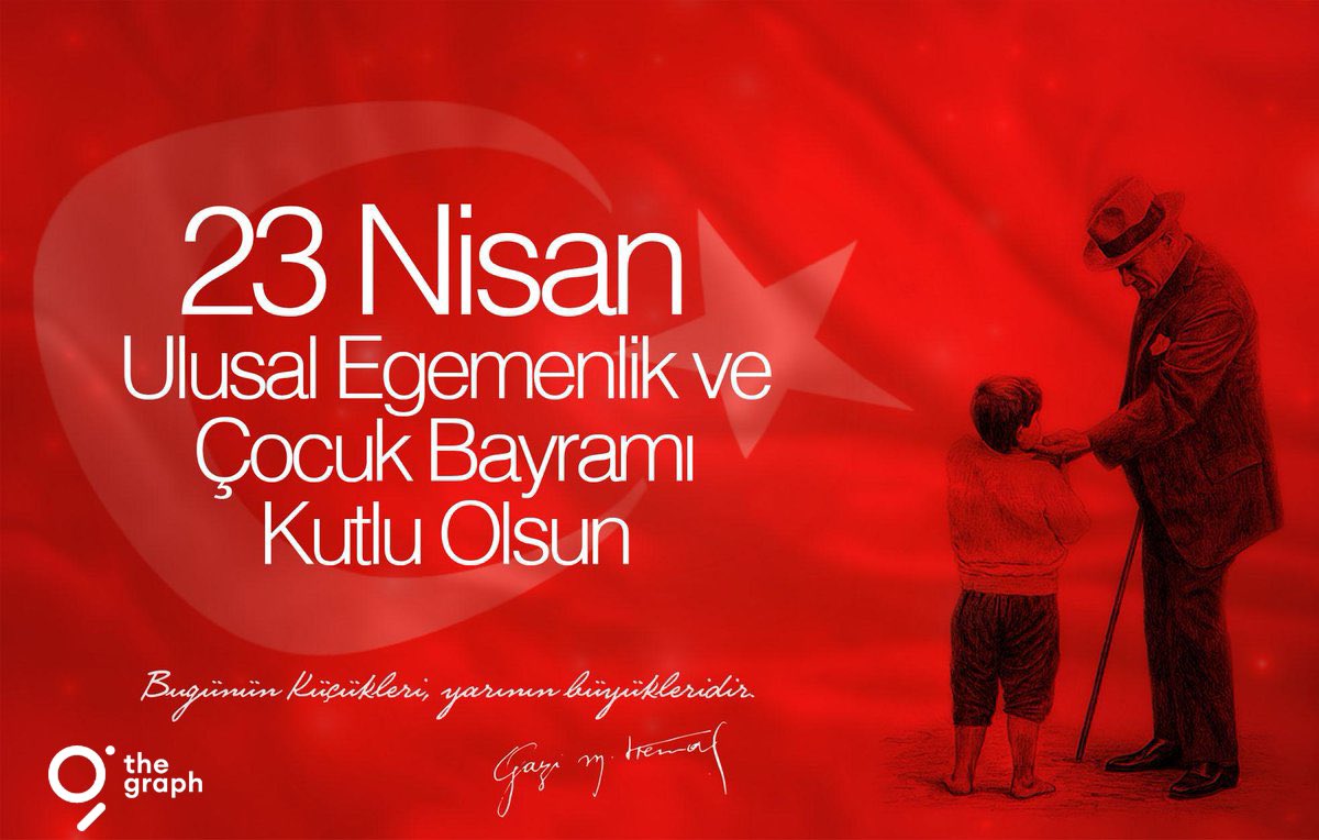 🇹🇷 Ulu Önderimiz Gazi Mustafa Kemal Atatürk'ün çocuklara armağan ettiği #23Nisan Ulusal Egemenlik ve Çocuk Bayramımız kutlu olsun! #23NisanKutluOlsun