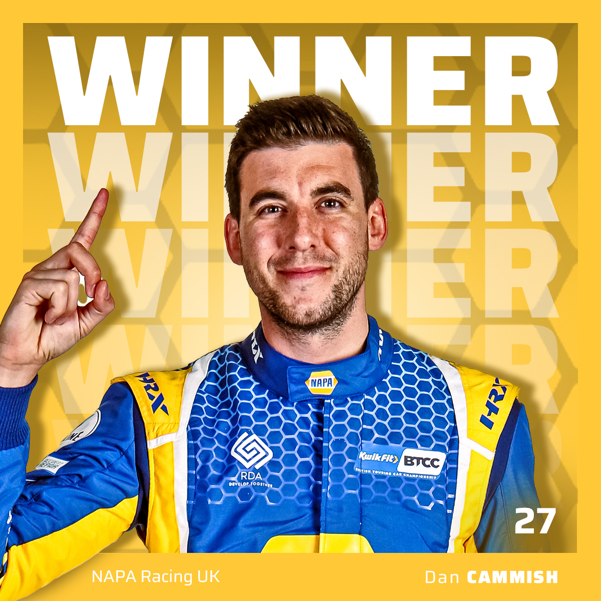BTCC's tweet photo. Your first #BTCC Race winner of 2023 https://t.co/unroBvCfSB