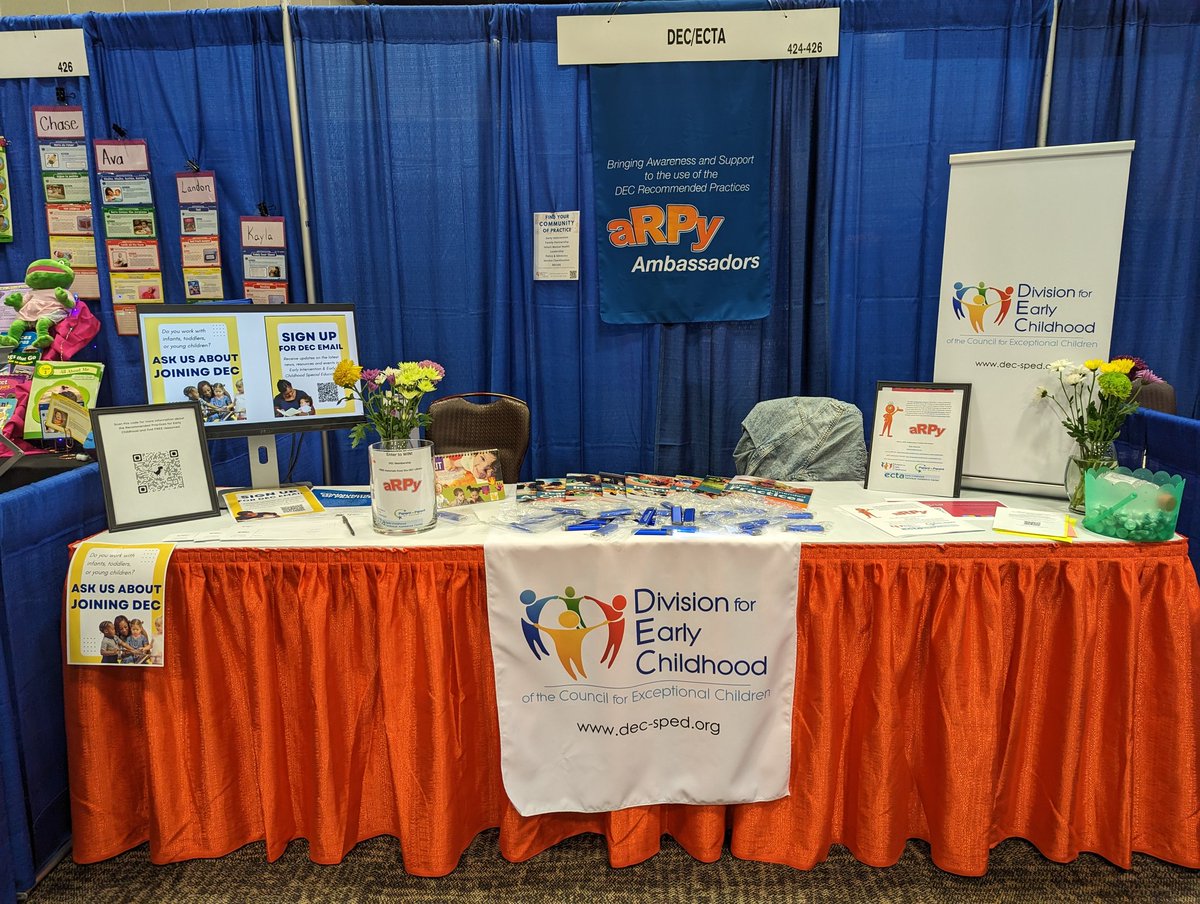 Proud to represent @decsped and the aRPy Ambassador program @ECTACenter at the @OhioAEYC_ECE OAEYC conference! #becauseitmatters @OhioDEC