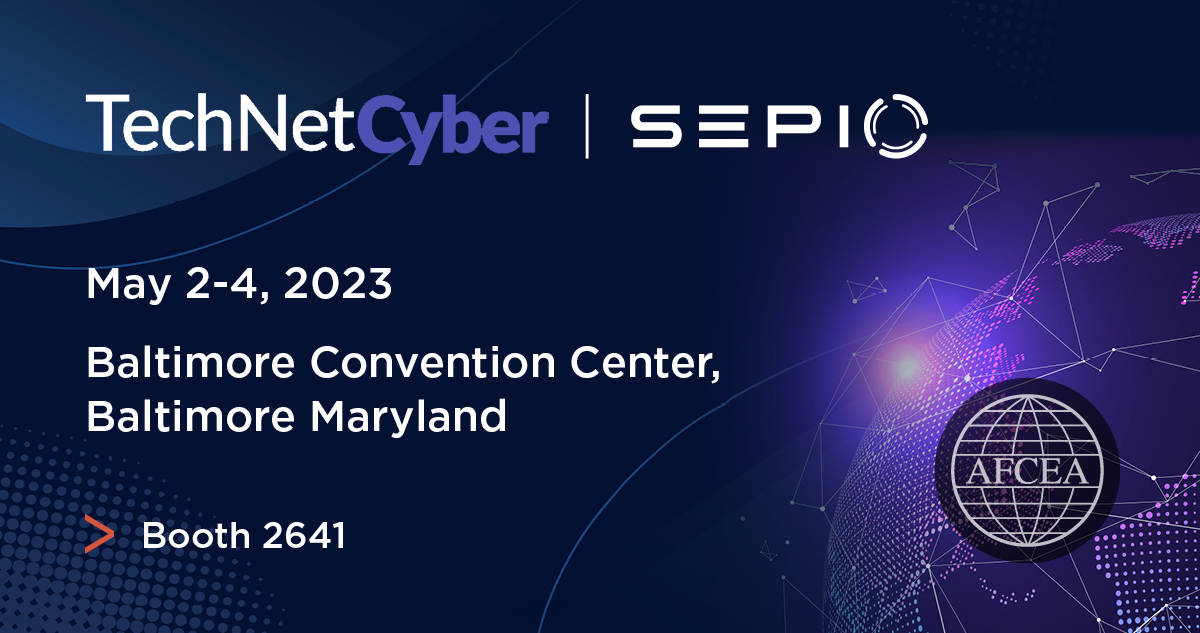sepiosys's tweet photo. 📢 TechNet Cyber 2023 is less than 2️⃣ weeks away!
📍 Visit booth 2641 to meet our team of experts, get a demo, and more.
@AFCEA #AFCEACyber
👉https://t.co/1etfjXguBS
#cybersecurity #technetcyber #technet2023 https://t.co/YKUfpqOJdx