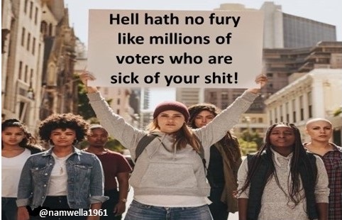 Rep. Nancy Mace warned GOP would "lose huge" if states keep passing strict abortion bans &amp; not find middle ground.

Oh sweetie, that ship sailed, hit the iceberg, caught fire, broke apart, and sank to the bottom of Lake FAFO already.💙
#ProudBlue #VoteBlueForWomensRights