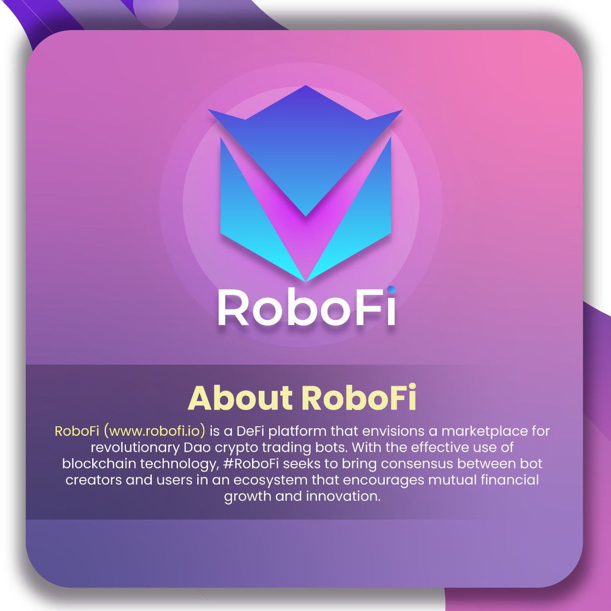 RobofiV's tweet image. Are crypto trading bots worth the hype? Let&apos;s weigh the pros and cons together and decide! 🤖💰 #cryptotrading #bottrading #prosandcons