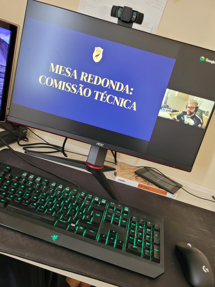 Hoje teve participação do vizinho <a href="/abraspee/">Associação Brasileira de Psicologia dos eSports</a> @palestrafps