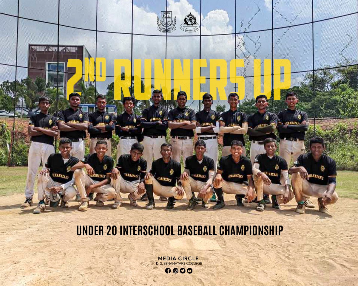 MCDSSC's tweet photo. Under 20 Baseball team of D.S. Senanayake College managed to come up as the 2nd Runners-up in the All island Under 20 Baseball Championship 2023.
Congratulations brothers!
#dsbaseball
#mcdssc
#dssc https://t.co/uovqmkVH4R