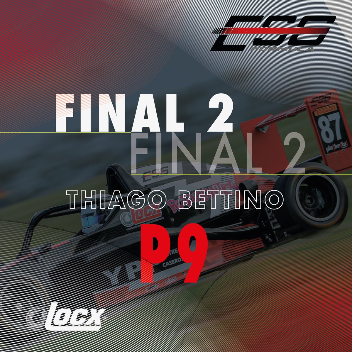 ESGFormula's tweet image. Se terminó el fin de semana de @F20Oficial en Córdoba 🏁

P9 para Thiago Bettino en la Final 2.

Gracias @LocxAutomotor