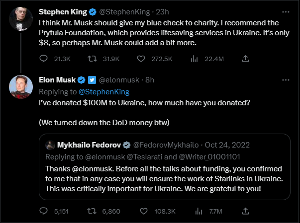 gregoryjon's tweet photo. Another #BlueCheckMeltdown smackdown. God Bless @elonmusk https://t.co/jgHO9uCz0l