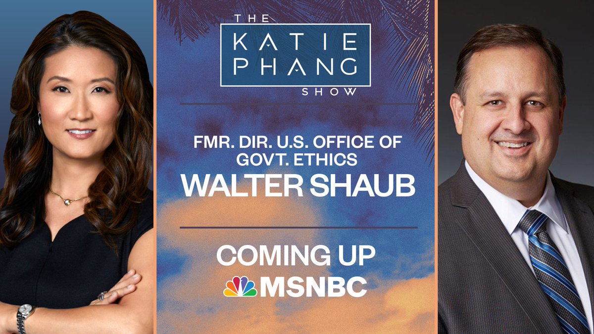 NEXT UP: @Waltshaub is joining @KatiePhang to discuss Democrats attempting to get Chief Justice John Roberts to testify before the Senate Judiciary Committee as the backlash against Justice Clarence Thomas' lavish gifts heats up. #KatiePhangShow
