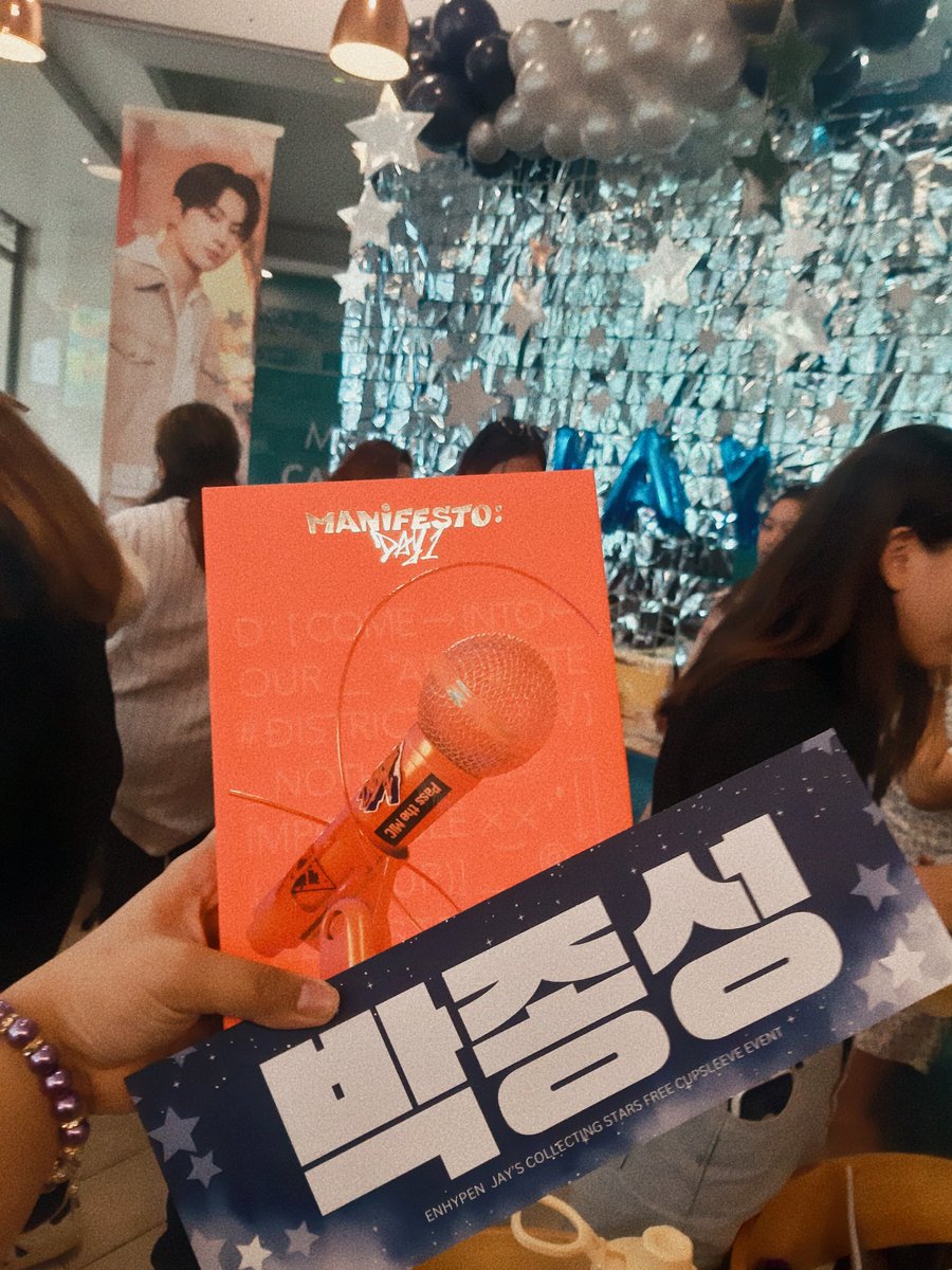 iwonshu's tweet photo. Happy Birthday Jay 💫 

Thank you @ENpireEvents 🫶  #ArcturusPJS #JAY #제이 https://t.co/YuhshOpl8y