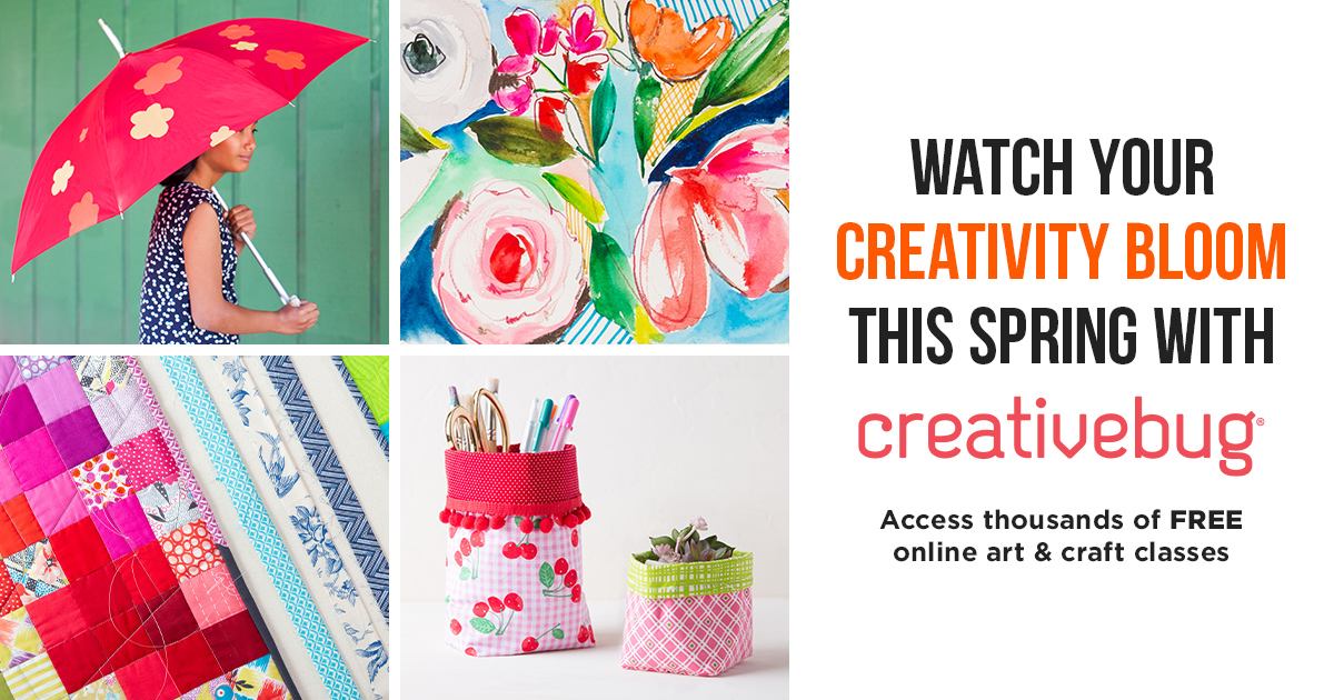 PrinceWmLibrary's tweet photo. 💐 Want to learn a new skill but can't make it to an in-person arts and crafts program?

Craft around the clock with Creativebug's online video classes, free with your library card! https://t.co/MXw15KsBQP

#PWPLibraries #Library #PublicLibrary #Creativebug https://t.co/MQ7bvyA6bc
