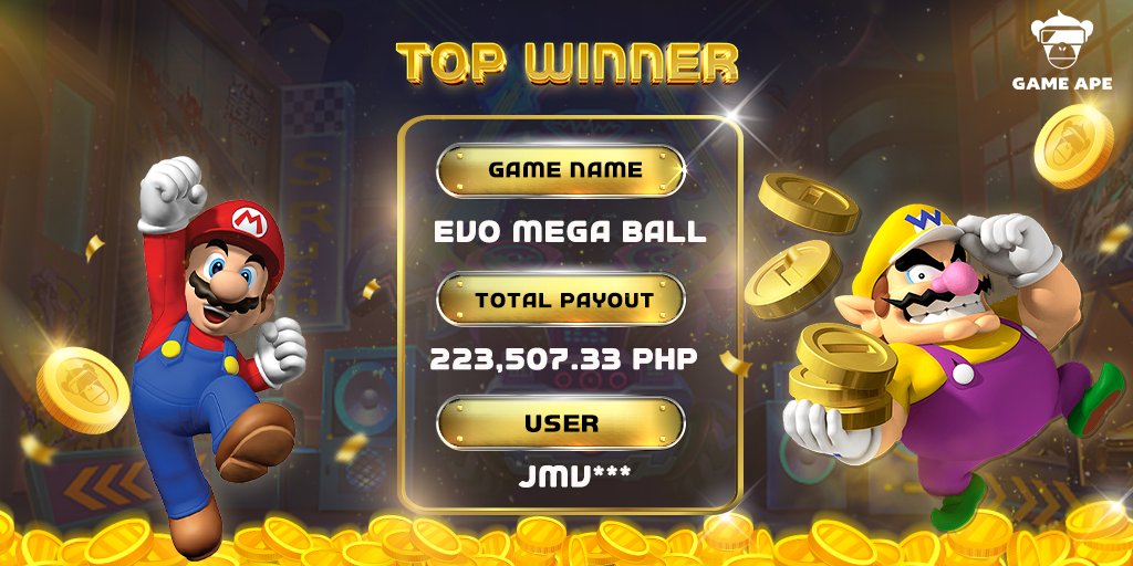GameApePH's tweet photo. Happy Weekend mga ka GameApe! 🙏🏻 Gusto ko lang ianunsyo sainyo kung sino ang nanalo ngayong linggo sa Weekly Top Winner natin! 🤩 Congratulations!!!🥳 
Napakalaki ng panalo niyo! Gusto niyo din ba manalo ng ganito kalaki?? 🙊 

 #GameApePH #WeeklyTopWinner https://t.co/zP1AyvX0Hq
