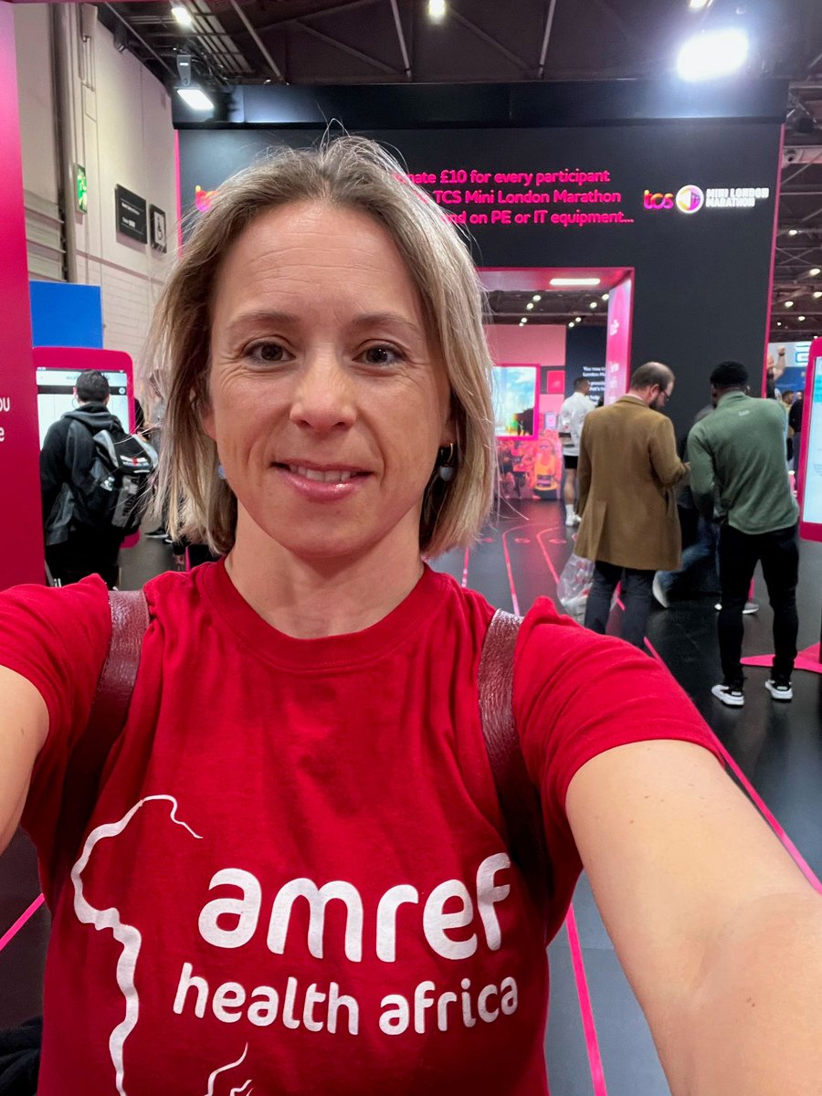 Amref_UK's tweet photo. "I’m running the London Marathon for #TeamAmref in memory of my Dad who died in January - he started his career in journalism in Africa, so it’s a cause he would have been delighted to support." ➡️Read more from @lauralegerton here: https://t.co/YvKMjOcCn6 #LondonMarathon https://t.co/cmLhoL6ckY