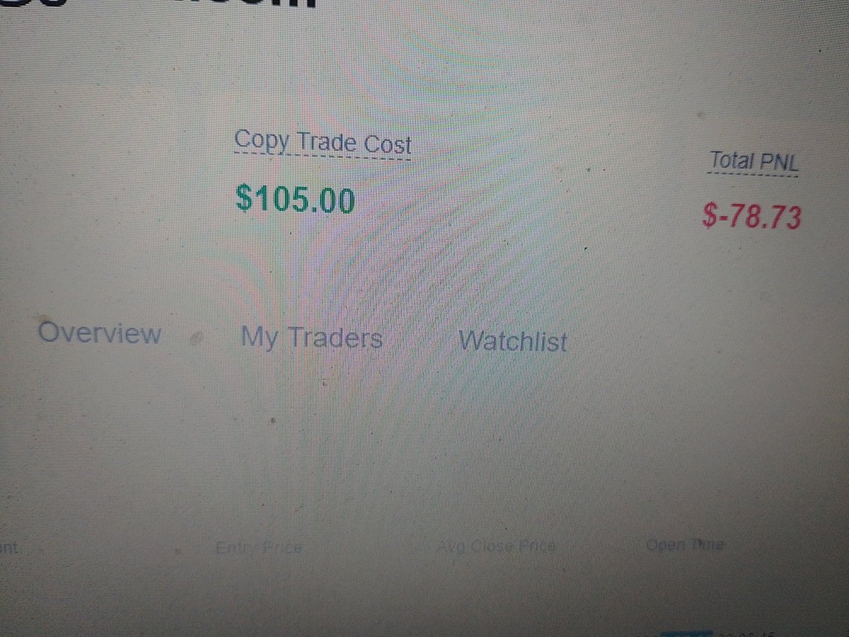 lottuloduk123's tweet photo. @ChentoTrades I have joined your mexc copy trade challenge. Is their any update on that. Invested 105 Usdt and now sitting at 23.53 Usdt. 😂 https://t.co/aH8gT3qG1f