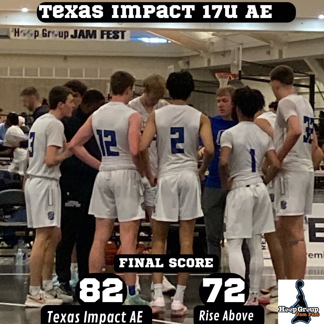 Texas Impact 4:13 Academic Elite (@texasimpactae) on Twitter photo Our 17u responded well after a tough loss Saturday morning. Great Team Win! <a href="/arhan_lapsiwala/">Arhan Lapsiwala</a> had a special night 38pts 8 from deep 7reb
<a href="/TennisonBryce/">Bryce Tennison</a> 12pts 4 from deep
<a href="/rhett_schank/">Rhett Schank</a> 10pts 6reb #PittJamFest
<a href="/TheHoopGroup/">Hoop Group</a> <a href="/HGSL_HoopGroup/">HGSL</a> <a href="/TheHoopHerald/">Hoop Herald</a> <a href="/Texasimpact413/">Texas Impact 4:13</a> #TIFAM Our 17u responded well after a tough loss Saturday morning. Great Team Win! <a href="/arhan_lapsiwala/">Arhan Lapsiwala</a> had a special night 38pts 8 from deep 7reb
<a href="/TennisonBryce/">Bryce Tennison</a> 12pts 4 from deep
<a href="/rhett_schank/">Rhett Schank</a> 10pts 6reb #PittJamFest
<a href="/TheHoopGroup/">Hoop Group</a> <a href="/HGSL_HoopGroup/">HGSL</a> <a href="/TheHoopHerald/">Hoop Herald</a> <a href="/Texasimpact413/">Texas Impact 4:13</a> #TIFAM