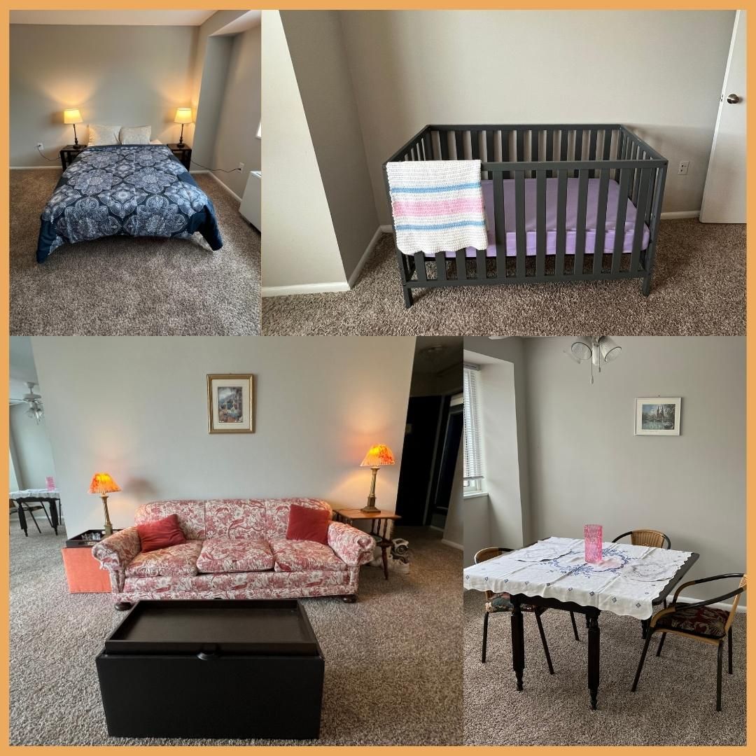 HNB_US's tweet photo. Shout out to Lauren, Levan, Paula and Acacia who helped set up an apartment for an Afghan family of three on a nice sunny day! Special thanks to Lauren and Levan for showing up to round out the creating a welcoming home for the family.  #homesnotborders #refugees #refugeeswelcome https://t.co/aiAFdmnlHB