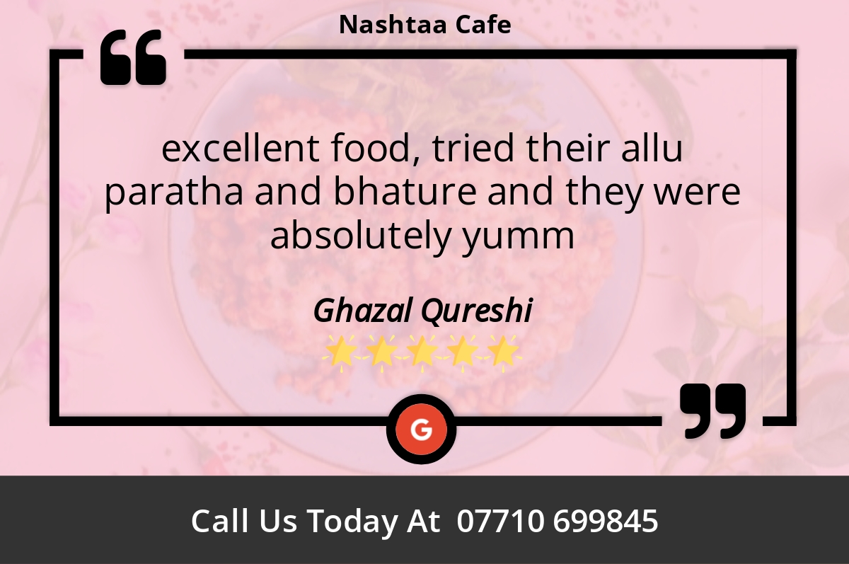 5 Star: Ghazal Q. "excellent food, tried their allu paratha and bhature and they..." maps.google.com/?cid=178064164…
