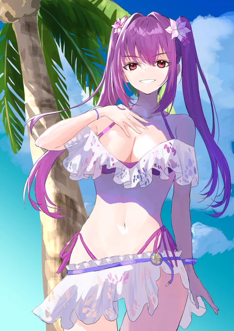 スカディ水着#FGO 