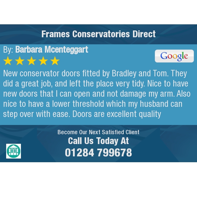 5 Star: barbara m. "New conservator doors fitted by Bradley and Tom. They did a..." maps.google.com/?cid=183464084…