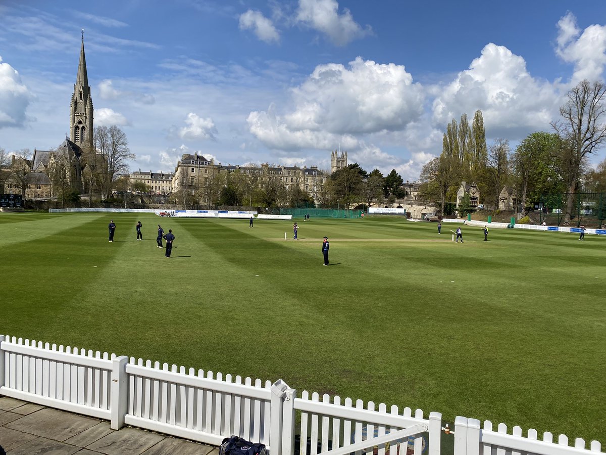 Garybax's tweet image. Can think of worse places to be watching cricket #bath #greatvenue