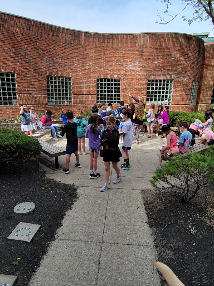 Room102and103's tweet photo. When the weather is nice, we take our learning outside 🌞. We went on a math scavenger hunt!
#WEAreLakota
#Cheetahpride https://t.co/D7CSWyoY6n