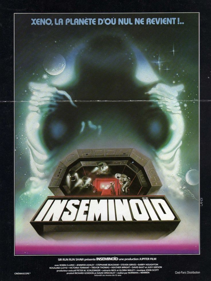TheFilmFair's tweet photo. French movie poster for #Inseminoid (1981 - Dir. #NormanJWarren) #StephanieBeacham #JudyGeeson #RobinClarke #VictoriaTennant https://t.co/TyhJ5LmIPE