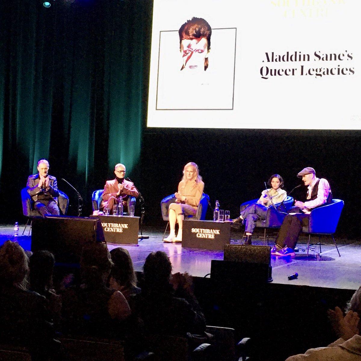 min_b's tweet photo. @PaulBurston @southbankcentre @DrNourrr @kit_green @jamie_windust @TradeMarkArt Brilliant evening thanks Paul, and to all the contributors 👏🏼⚡️👏🏼 https://t.co/D5lKlwxw1S