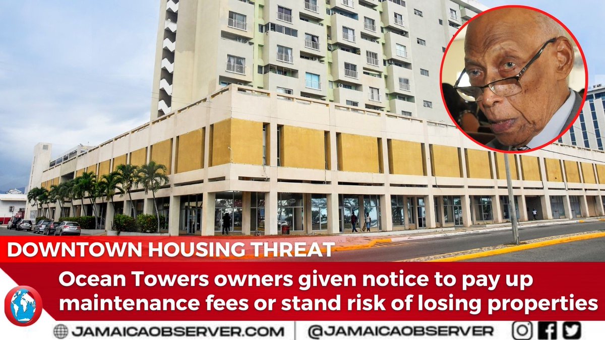 Jamaica Observer on Twitter "There is a looming threat to apartment