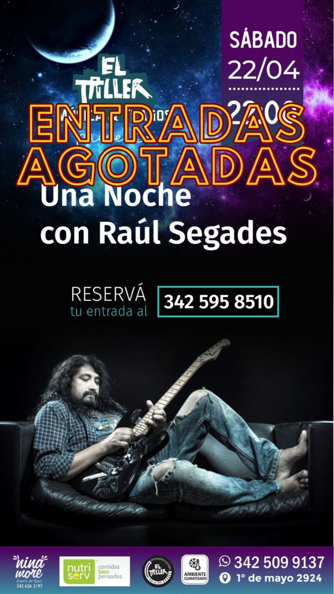 Porta_Julia's tweet photo. Anoche @RaulSegades dio un show solista en el que el encuentro con el público (entradas agotadas 4 días antes) tuvo una intensidad emocionante. Se reclaman mas presentaciones. Me pregunto cuántos músicos así habrá en el interior del país y la mayoría no lo sabe. https://t.co/2AwoVRfD9a